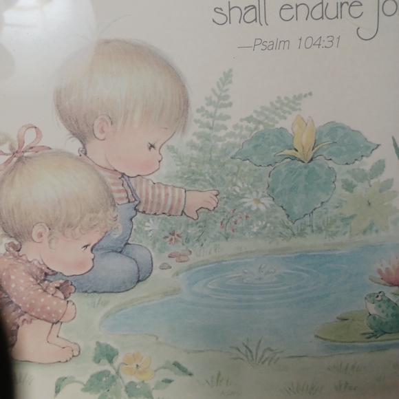 Vintage HomeCo DBGCI Psalms Bible Verses Framed Prints Nursery Children (10×10). - Picture 6 of 9